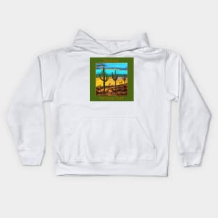 Saguaro from the Saguaro National Park in Arizona Kids Hoodie